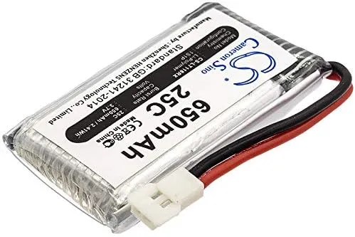 Replacement Battery Compatible with Cheerson CX-30W 650mAh/3.7V