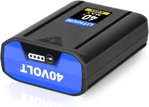 Replacement Battery for Kobalt 40-Volt 4-Amps 4.0ah Rechargeable Lithium Ion (Li-Ion) Cordless Power Equipment Battery