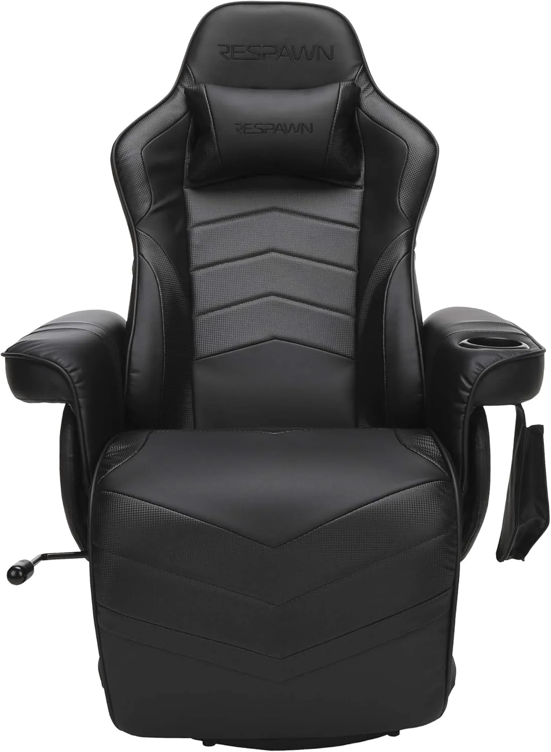RESPAWN 900 Racing Style Gaming Recliner, Reclining Gaming Chair, in Black RSP 900 BLK