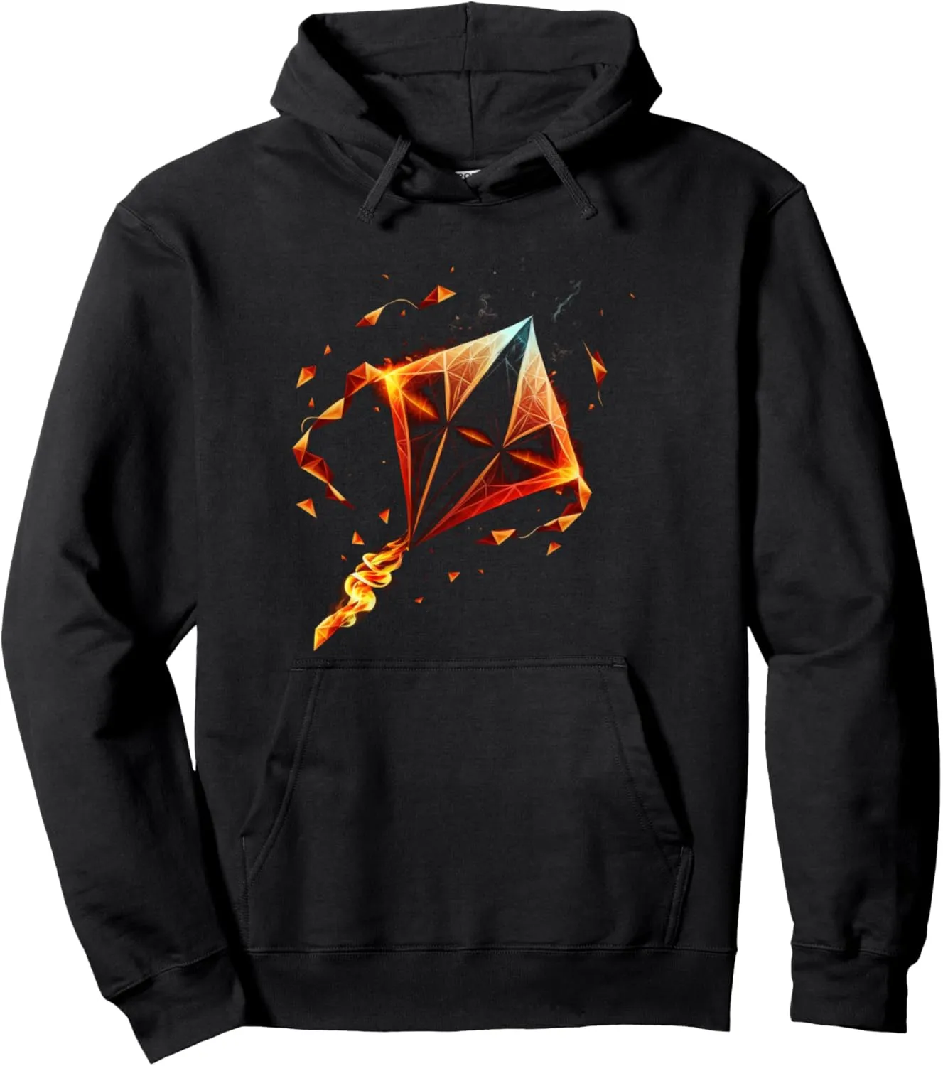 Retro Dragon Fire Harness Dragon Kite Climbing Stunt Kite Pullover Hoodie
