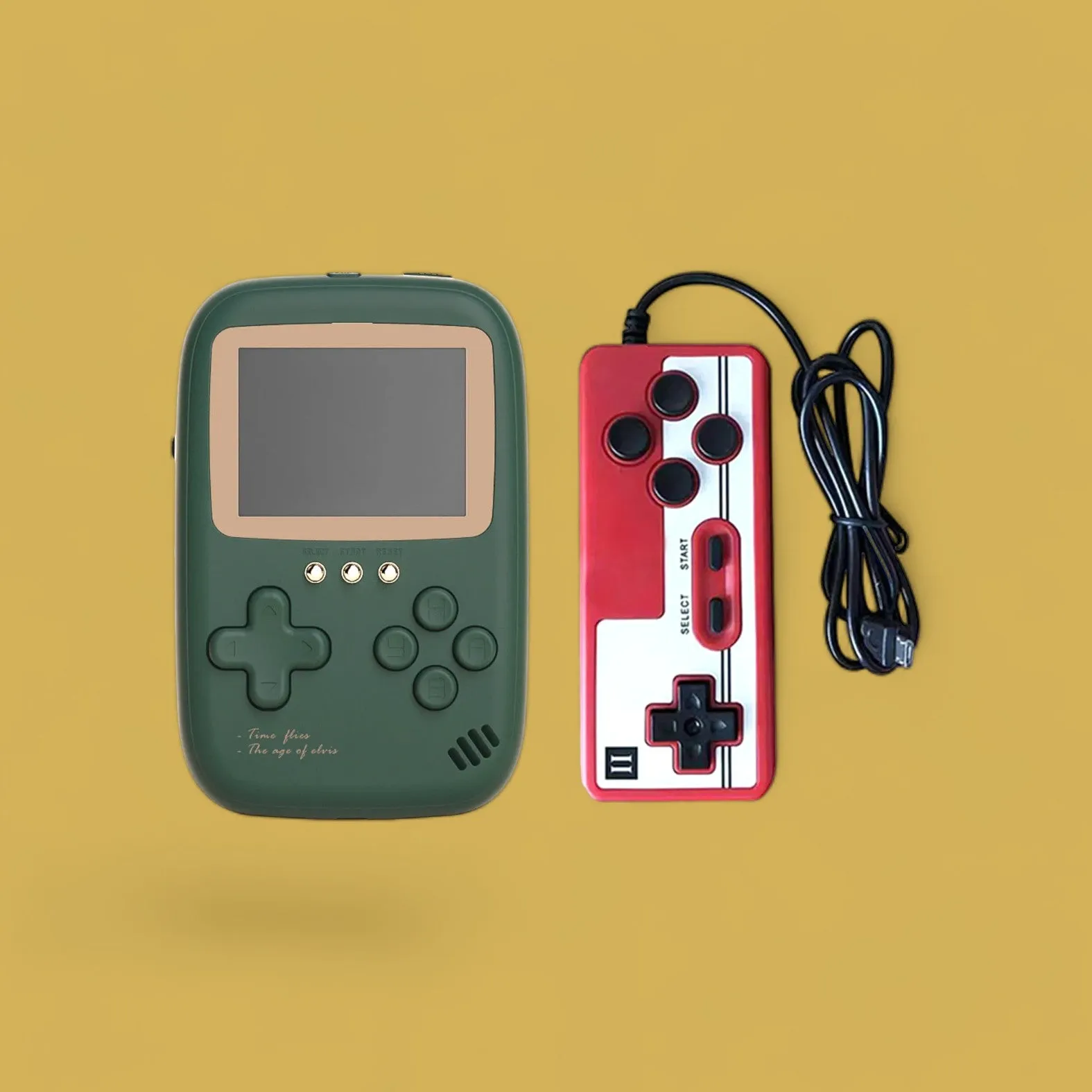 Retro Gamer Power Bank – 10000mAh Dual-USB with 500 Classic Games!
