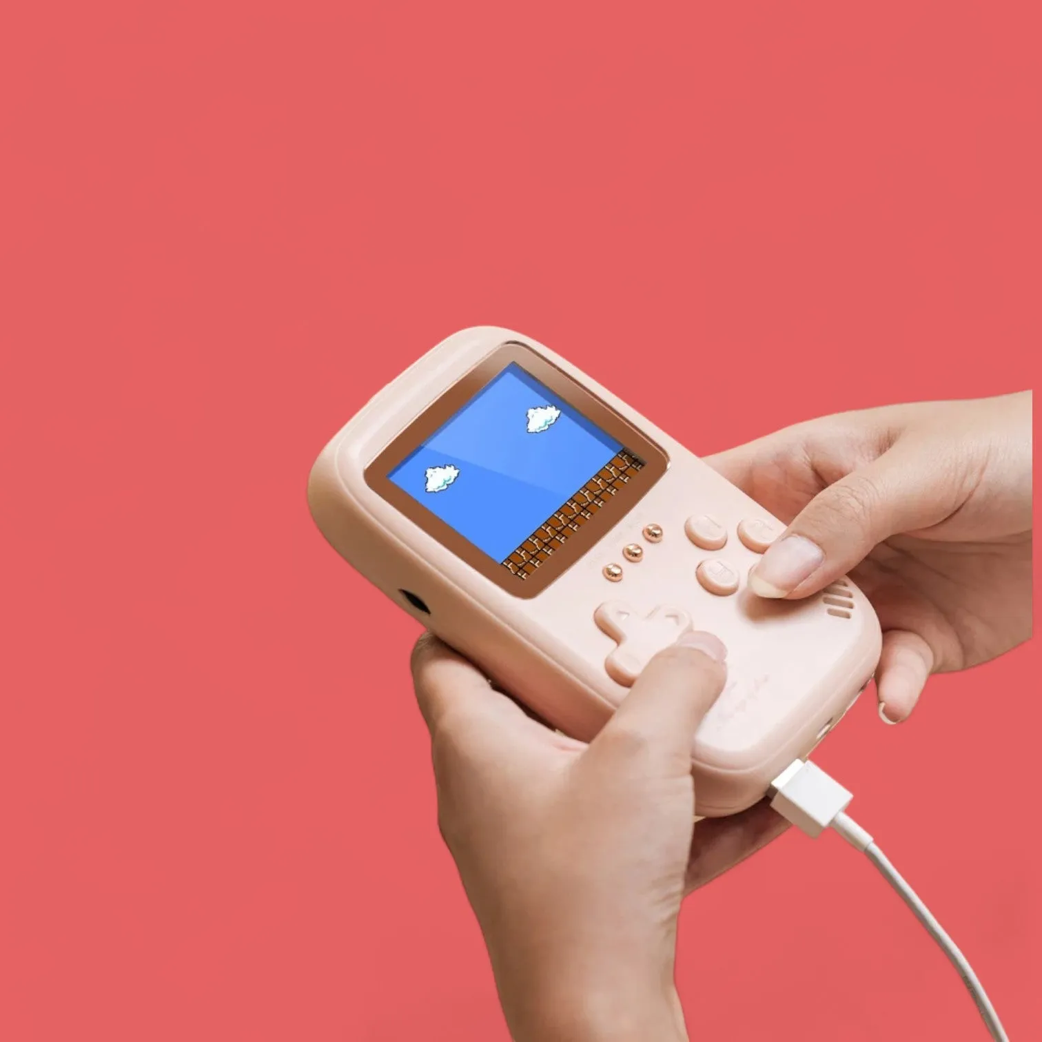 Retro Gamer Power Bank – 10000mAh Dual-USB with 500 Classic Games!