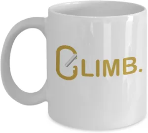 Rock Climbing Carabiner Harness Gear Coffee & Tea Mug (11oz)