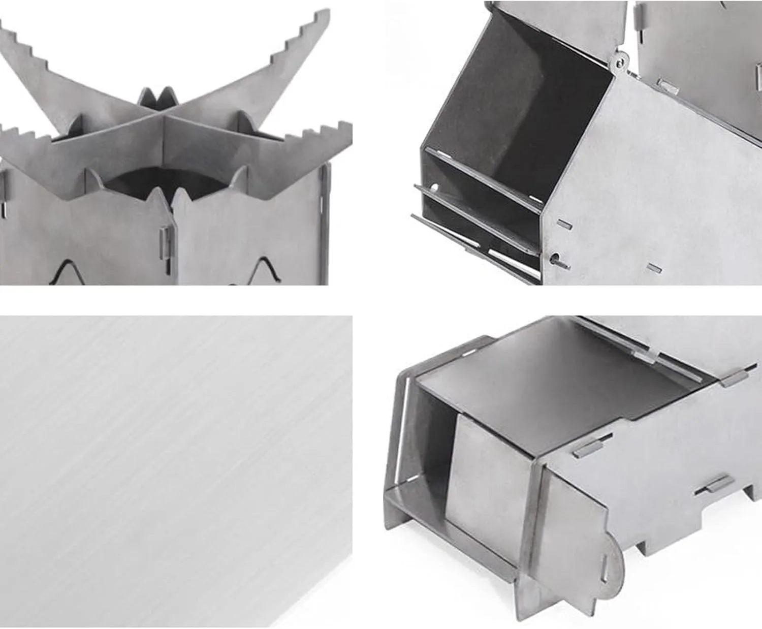 Rocket Stove Portable Wood Burning Stove Camping Hiking Survival Backpacking Stove Detachable Powerful Efficient Wood Burning and Low Smoke Gasification for Quick Boil Compact