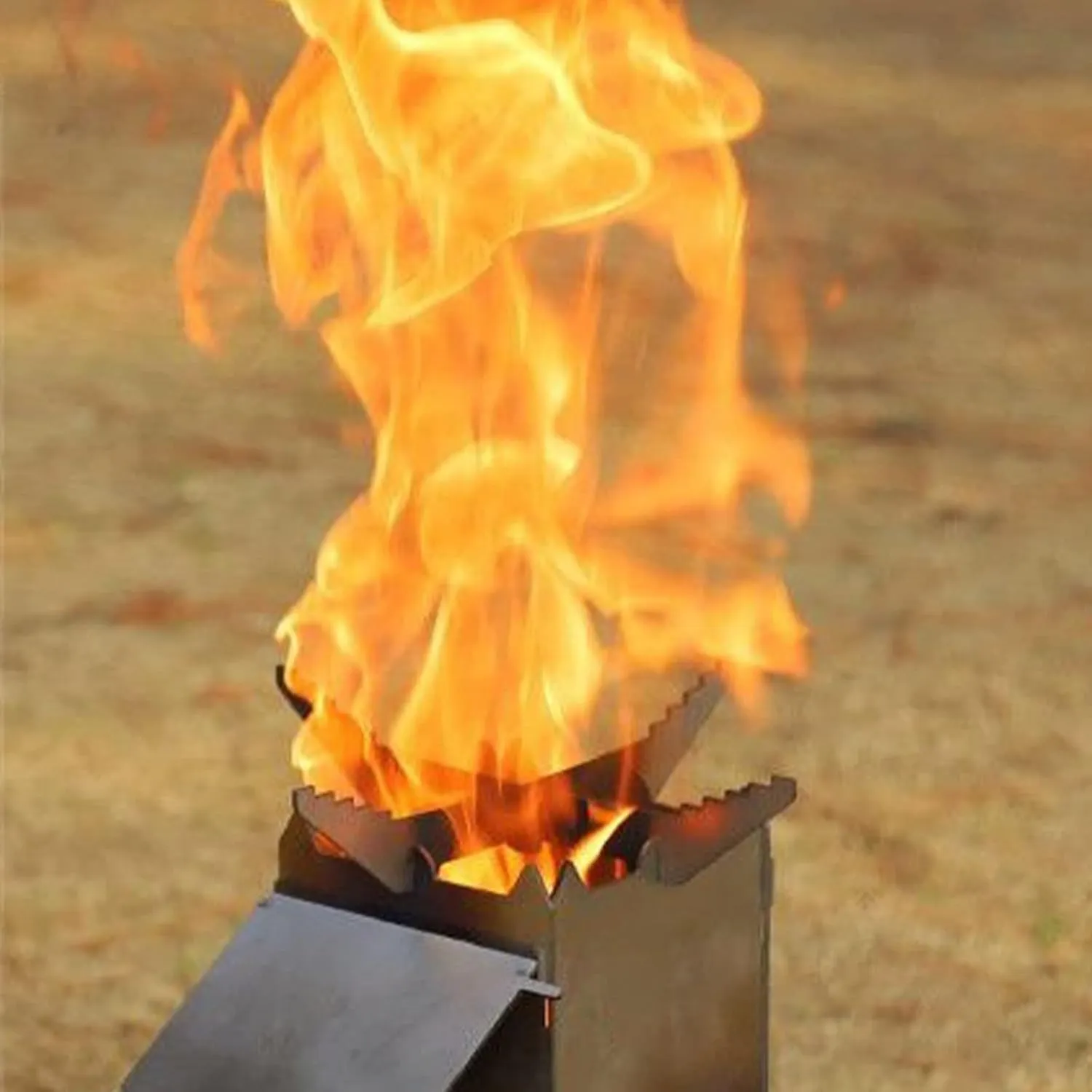 Rocket Stove Portable Wood Burning Stove Camping Hiking Survival Backpacking Stove Detachable Powerful Efficient Wood Burning and Low Smoke Gasification for Quick Boil Compact