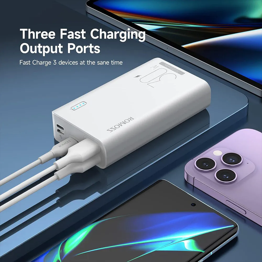 Romoss Dual Fast Charging Power Bank 10000mAh 30W - White