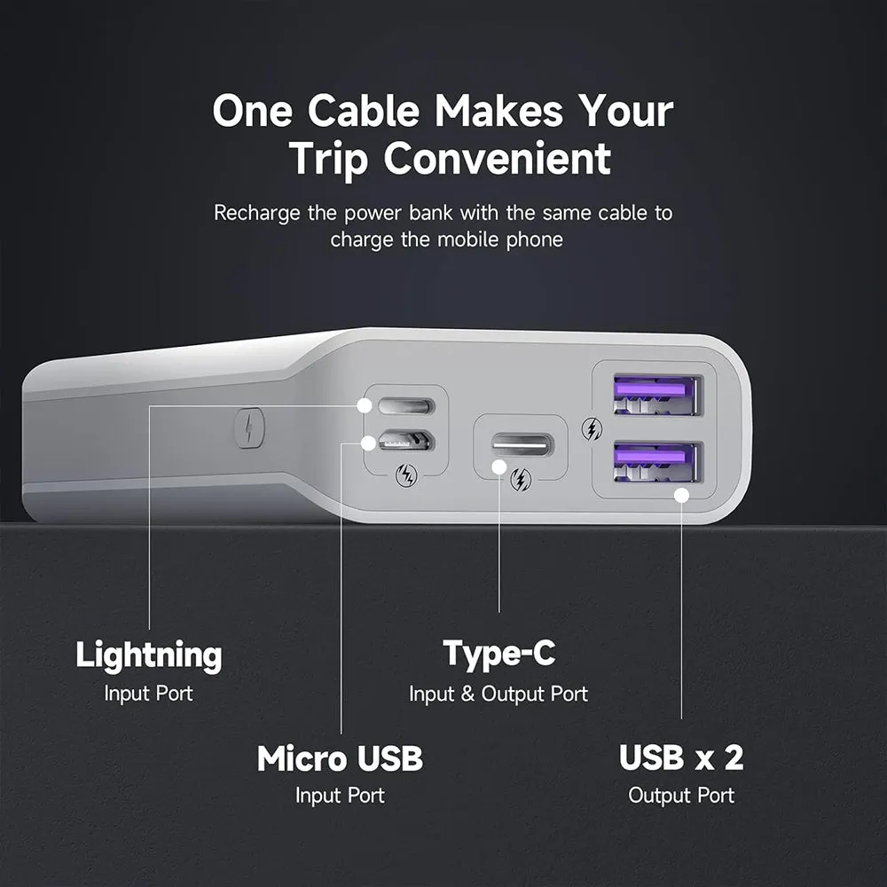 Romoss Dual Fast Charging Power Bank 10000mAh 30W - White