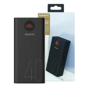 Romoss PEA40 40000mAh 18W Portable Power Bank - Black