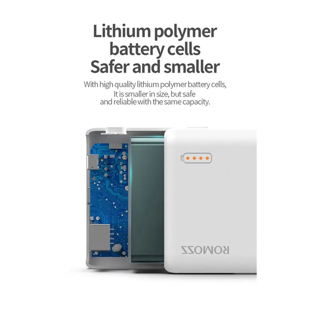 Romoss Simple20 20000mAh Ultra-Fast Charging Power Bank - White