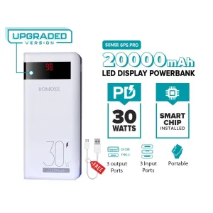 Romoss Ultra-Fast Charging Power Bank 20000mAh 30W - White