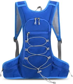 Running Pack for Men,Hydration Pack for Runners,Waterproof Pockets, Lightweight, Breathable and Perspiration Wicking, Can Be Used with 2L Water Bag, Suitable for Marathons(Grey) (B