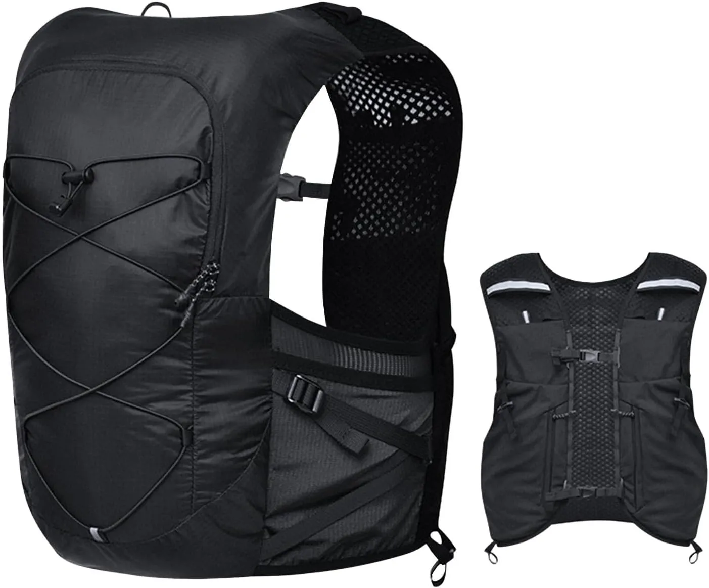 Running Vest Backpack, Outdoor Sports Trail, Running Backpack for Sport Trail - Sturdy Hydration Pack for Cycling, Efficient Water Supply