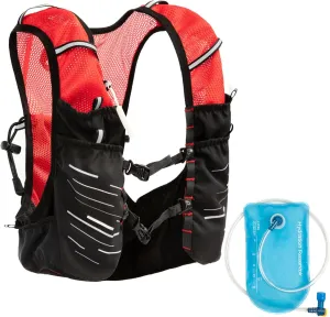 Running Vest,Running Backpacks,Lightweight Hydration Vest,1L Reflective Outdoor Sports Trail Racing Marathon Hiking Fitness Bag with Adjustable Chest Straps Pockets
