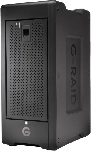 SanDisk Professional G-RAID Shuttle 8-Bay Thunderbolt 3 RAID Array with 160TB (8x 20TB) Removable HDD