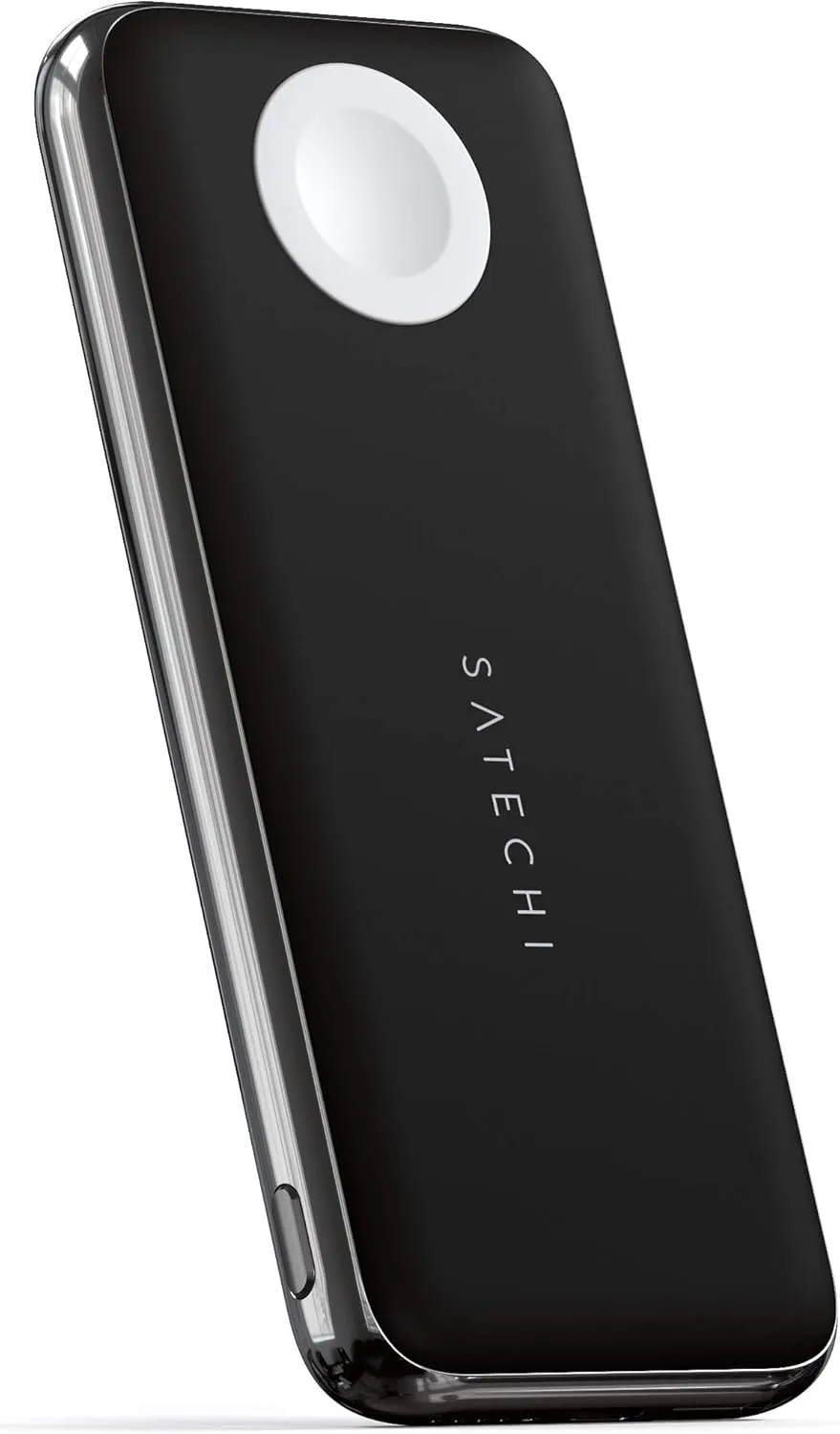 Satechi Quatro Wireless Power Bank 10,000 mAh Portable Charger. Compatible with iPhone 16 Pro Max/16 Pro/16/16 Plus, Apple Watch Ultra & Series 8/7/6/SE/5/4/3/2/1, AirPods Pro 2/1