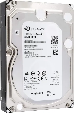 Seagate Enterprise Capacity 3.5 HDD 6TB 7200 RPM 512e SATA 6Gb/s 128MB-Cache 3.5-Inch Hard Disk Drive - ST6000NM0024 (Renewed)