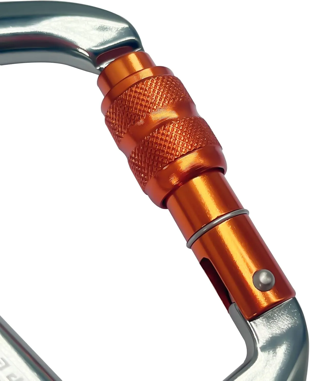 SEPEAK UIAA 30kN Locking Climbing Carabiner, Professional Heavy Duty Screwgate Clip for Outdoor Climbing, Mountaineering, Rappelling, Camping, Hiking, Swing,Large D Carabiner Hook/6744lb