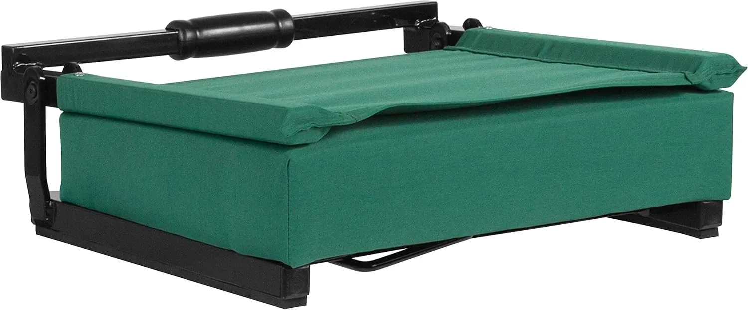 Set of 2 500 lb. Rated Lightweight Stadium Chair with Ultra-Padded Seat