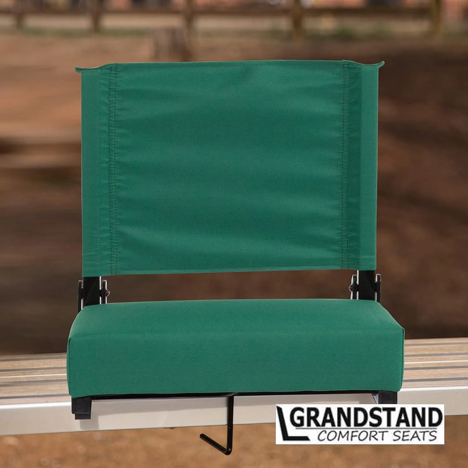 Set of 2 500 lb. Rated Lightweight Stadium Chair with Ultra-Padded Seat