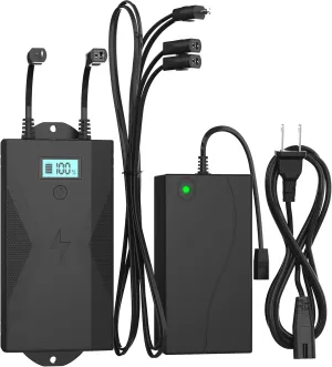 sevkumz 2-Pin Rechargeable Battery Pack for Reclining Furniture,Power Recliner,Electric Lift Chair and Couch, Sofa,Flexsteel Batteries Backup, Power Cord to Charge Cordless, Fit Lazyboy/Okin/Berkline