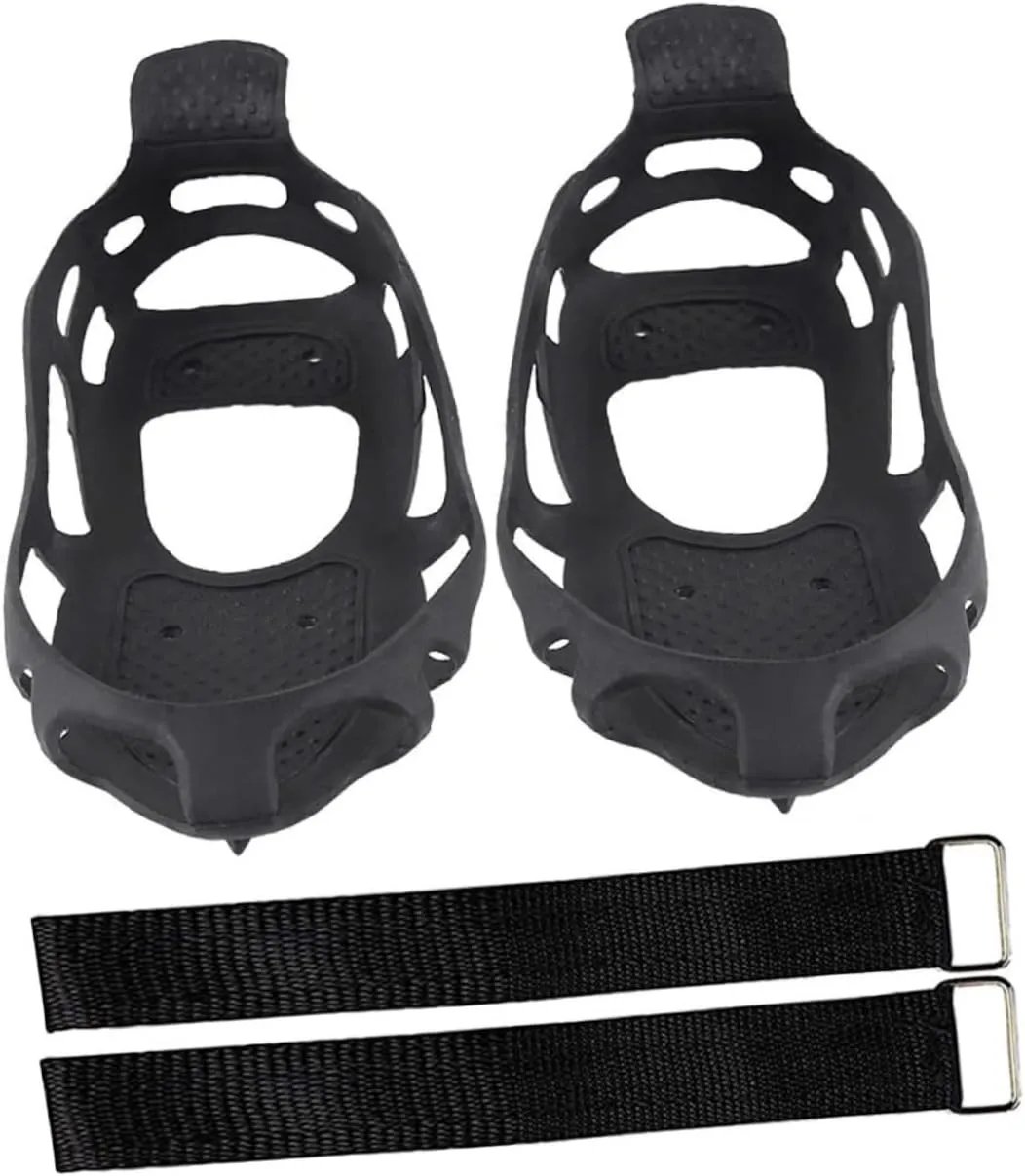 Shoe Grippers for Ice Snow Gaiters Crampons Anti-Slip Shoe Cover Snow Outdoor Set Tep Material