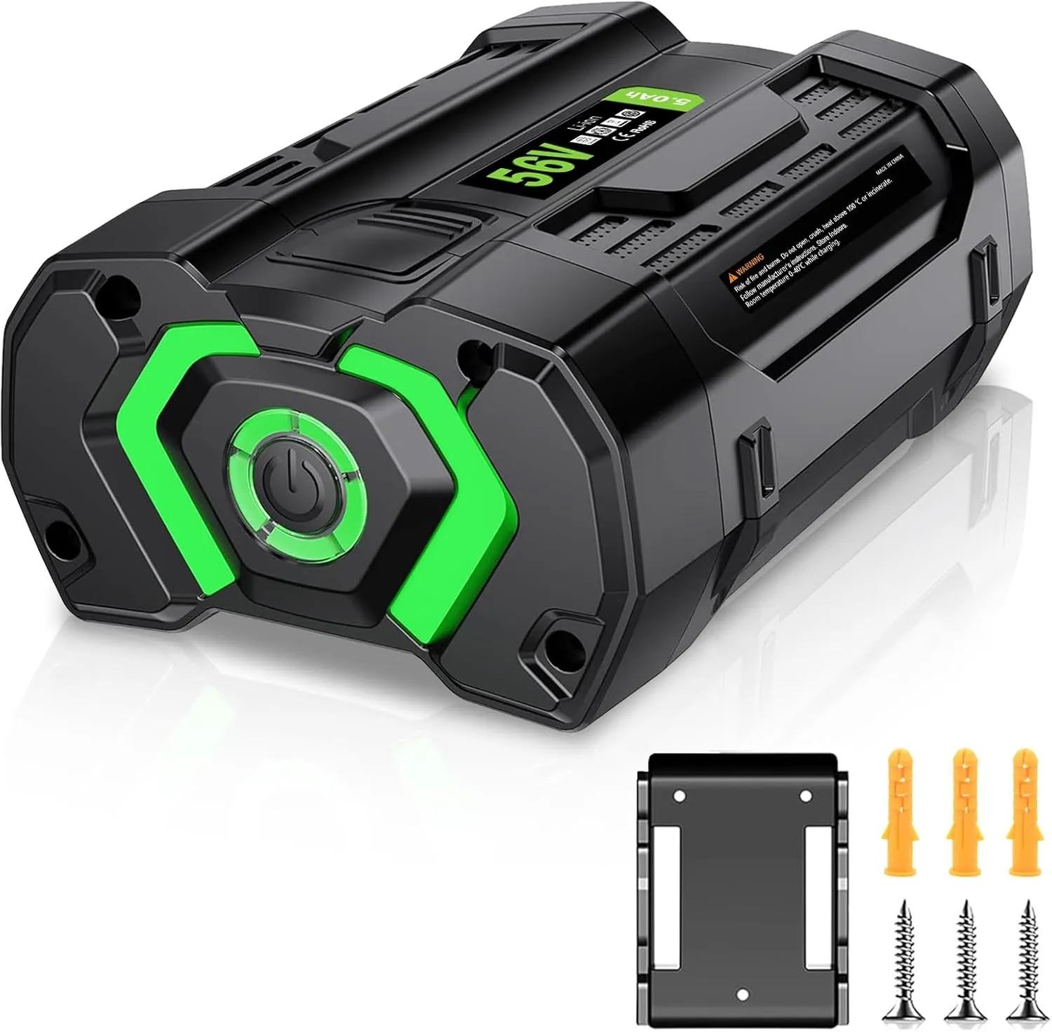 SiKER Replacement for EGO 56V Battery 5.0Ah BA2800T Battery Compatible with All EGO 56 Volt Power Tools