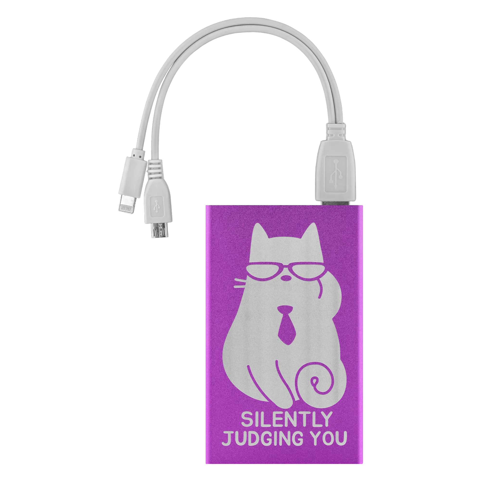 Silently Judging You Power Bank
