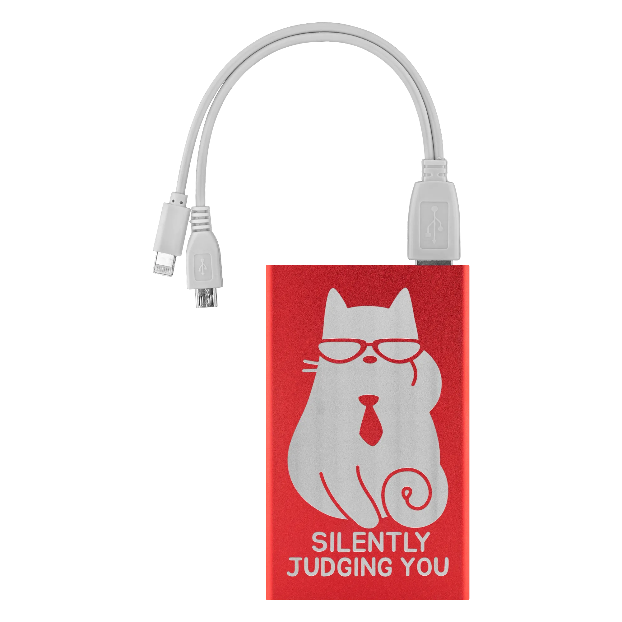 Silently Judging You Power Bank