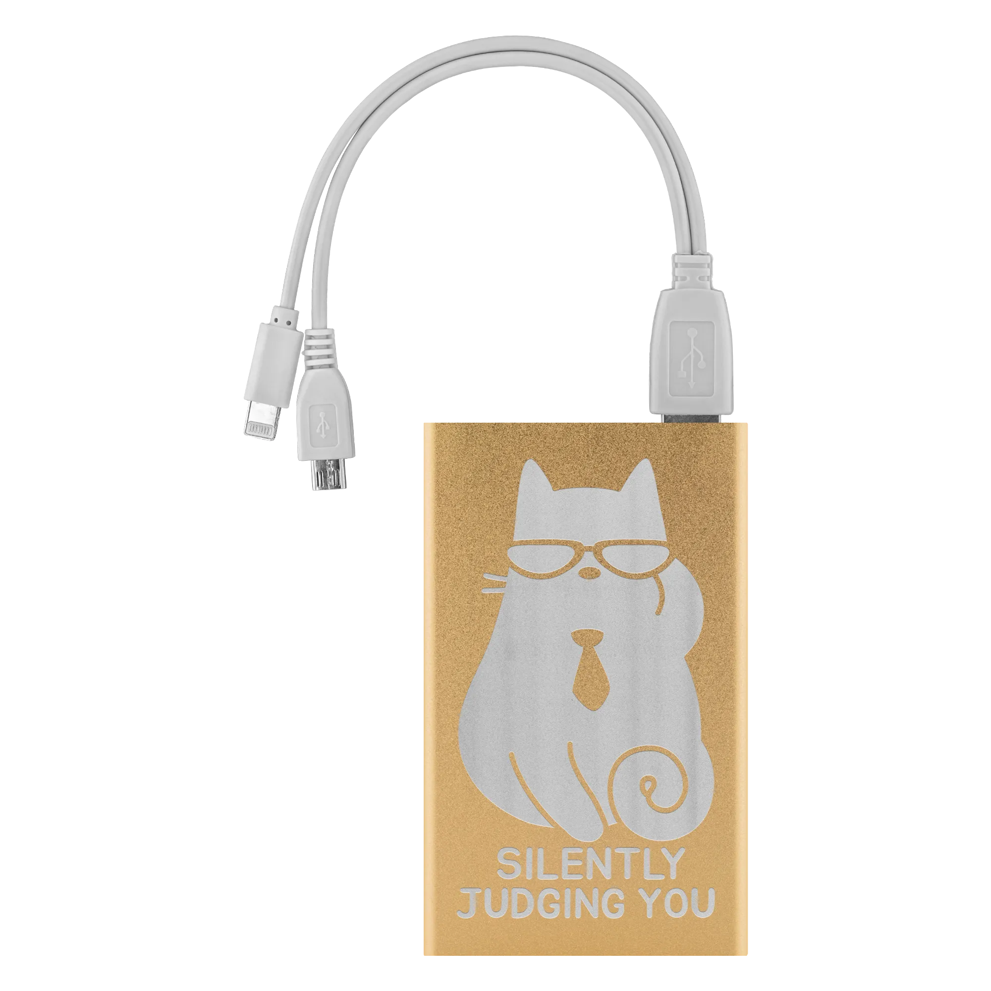 Silently Judging You Power Bank