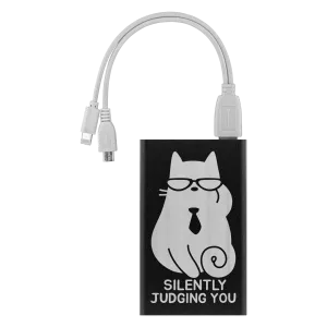 Silently Judging You Power Bank