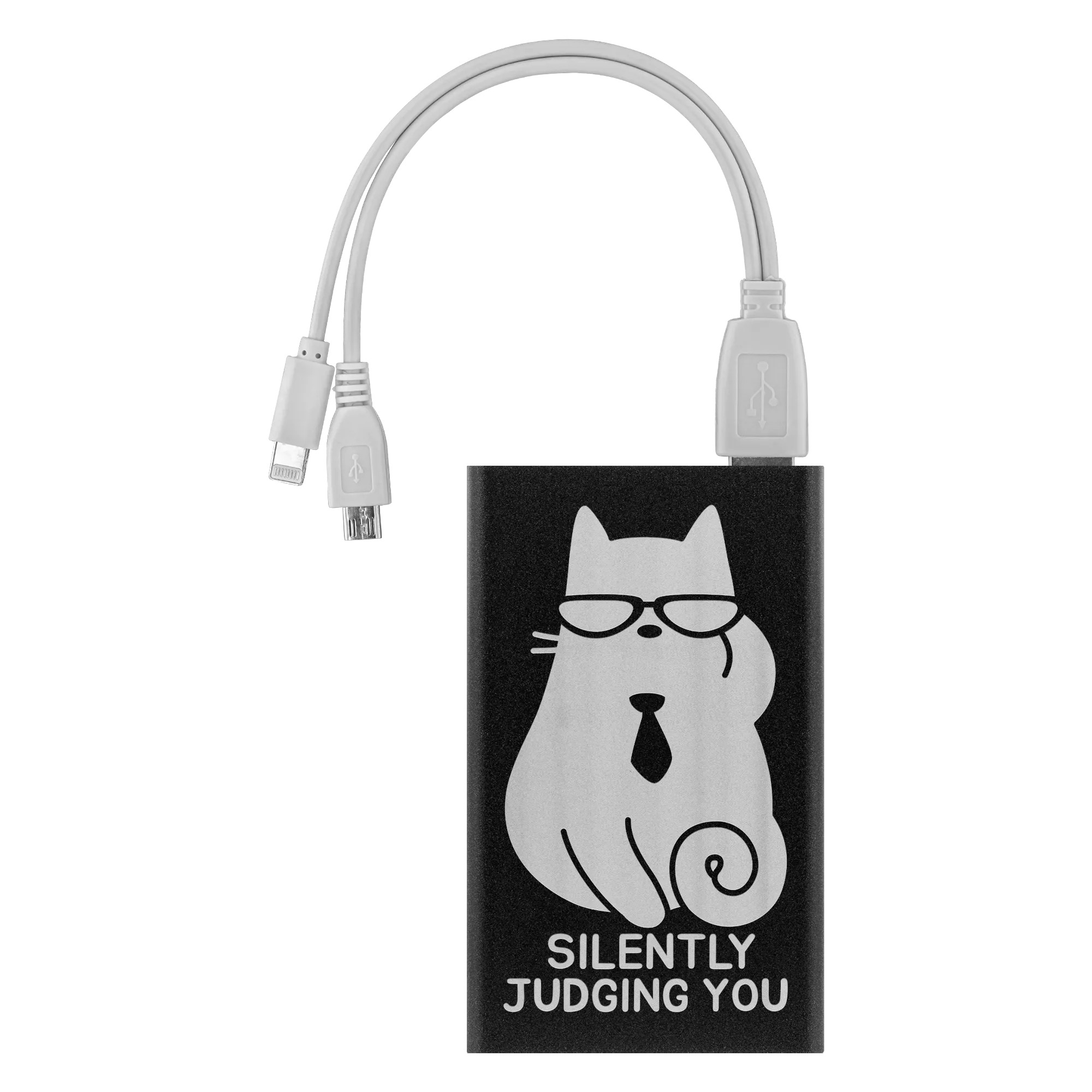 Silently Judging You Power Bank