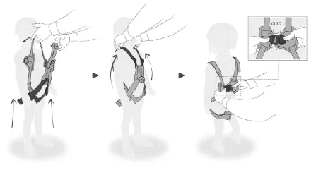 SIMBA CLIMBING kids harness