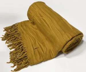 Sion Curry Throw Blanket - 50x60|Jeté Sion cari - 50x60|D258GAIL