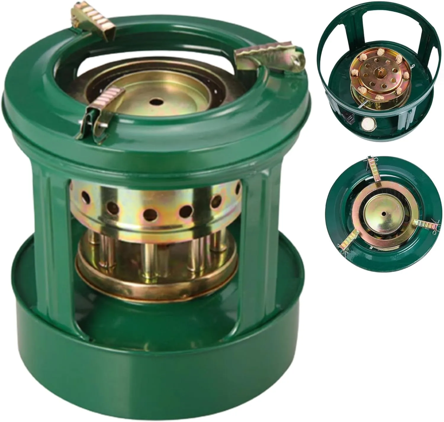 Small Kerosene Heater,Kerosene Stove 1L Capacity Portable Handy 8 Wicks Camping Stove Outdoor Picnic Iron Small Kerosene Heater for Cooking