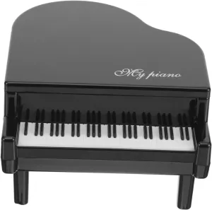 Small Piano Decor Piano Shaped Money Pot Coin Saving Pot Tabletop Piggy Bank Decorative Present for Boys and Girls