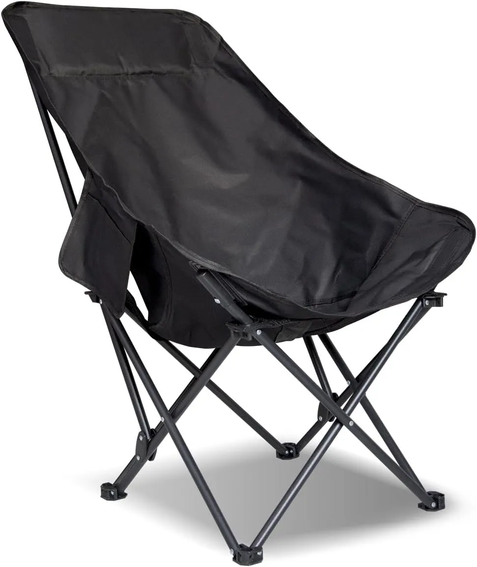 Smartmak Portable Sauna Chair, Fast Folding, with High Back Support Recliner and Adjustable Angle, Suitable for Oversized Home Sauna