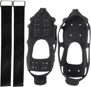 Snow Cleats for Shoes Tep Material Ice Grippers Non-Skid Climbing Crampon Shoe Covers