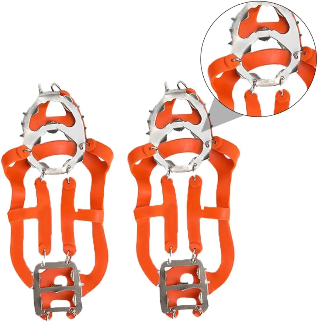 Snow Crampons Ice Spikes Grips Claw Grippers Anti Winter Accessories Ice Shoe Ice Cleats Snow Shoes