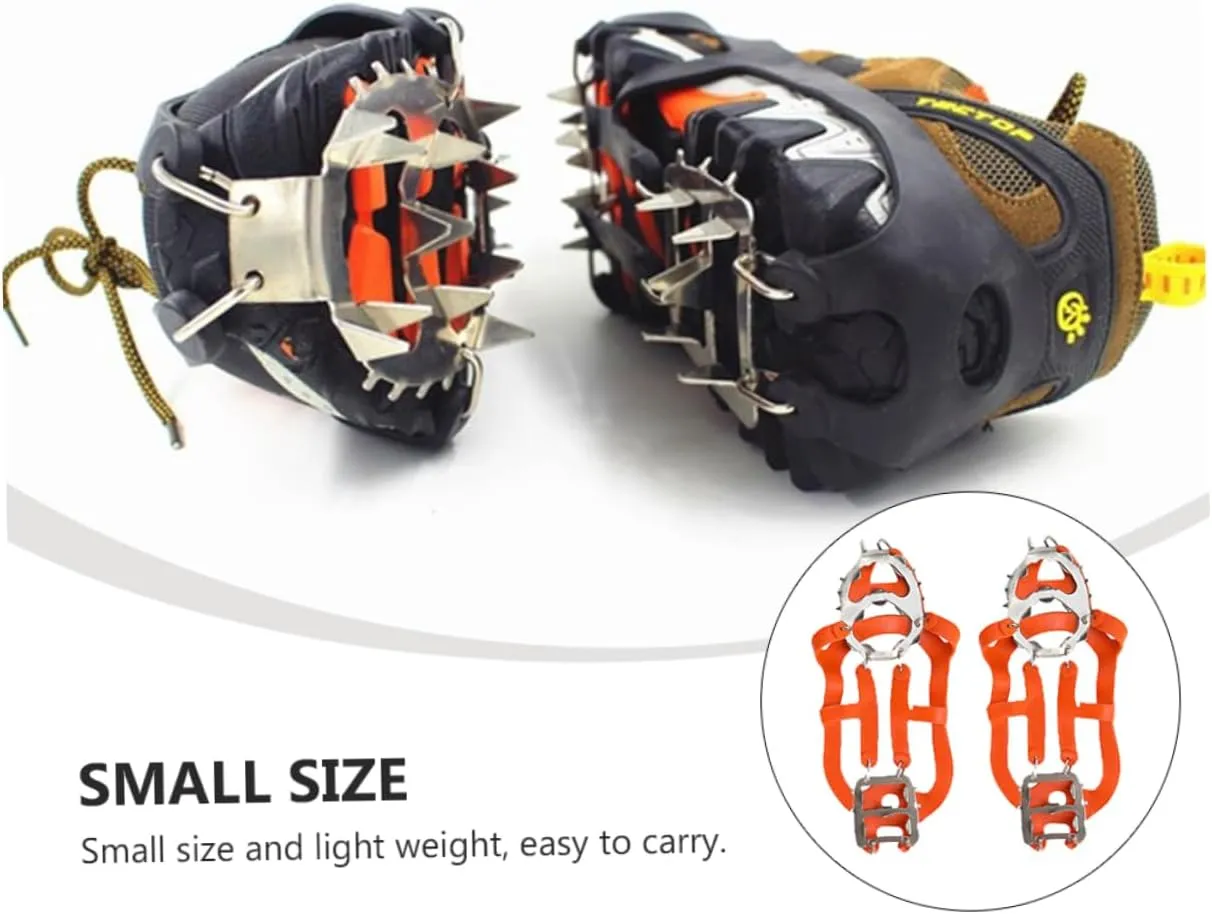 Snow Crampons Ice Spikes Grips Claw Grippers Anti Winter Accessories Ice Shoe Ice Cleats Snow Shoes