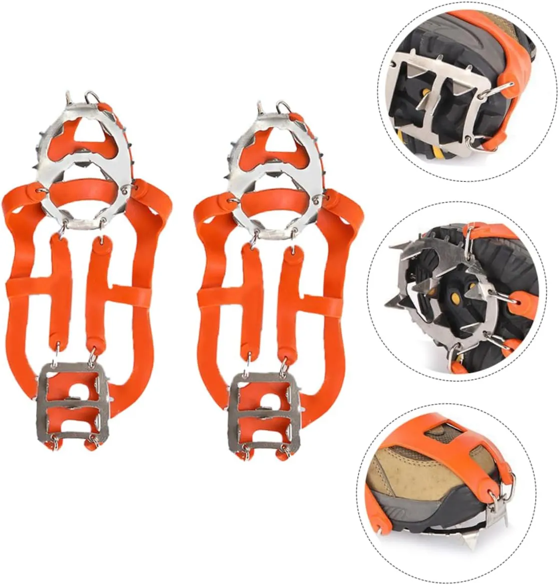 Snow Crampons Ice Spikes Grips Claw Grippers Anti Winter Accessories Ice Shoe Ice Cleats Snow Shoes