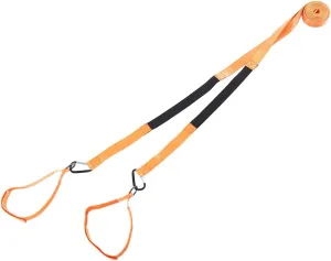 Snowcraft Copilot Ski Trainer, Nylon D Hook Design Shock Absorbing Easy to Use Ski Safety Belt for Kids and Beginners