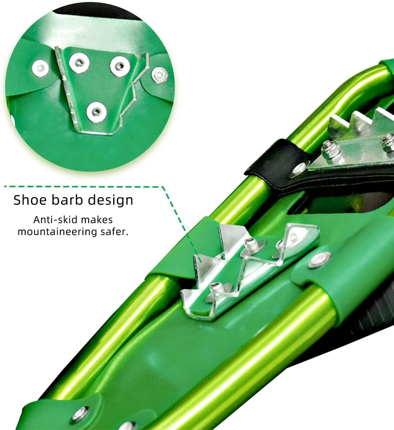 Snowshoes,Lightweight Aluminum Frame,13-Point Heavy Duty Crampons,UV Shoe Decking, and Ratchet System for Secure Fit Complete with Carry Bag for Convenient Storage and Travel