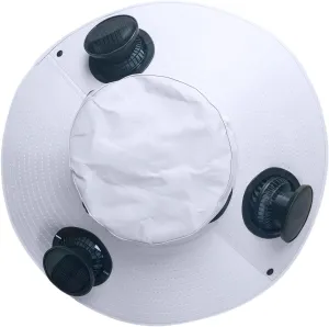 Solar Fan Hats Wide Brim Sun Hat with 3 Built-in Fans Detachable Outdoor Fishing Hiking Camping Gear Beach Outfits 2025