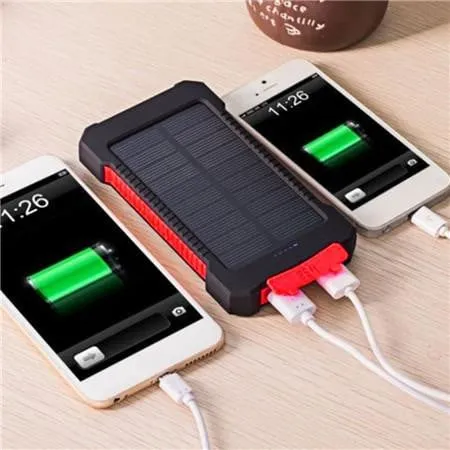 Solar Powered 30000mAh Powerbank