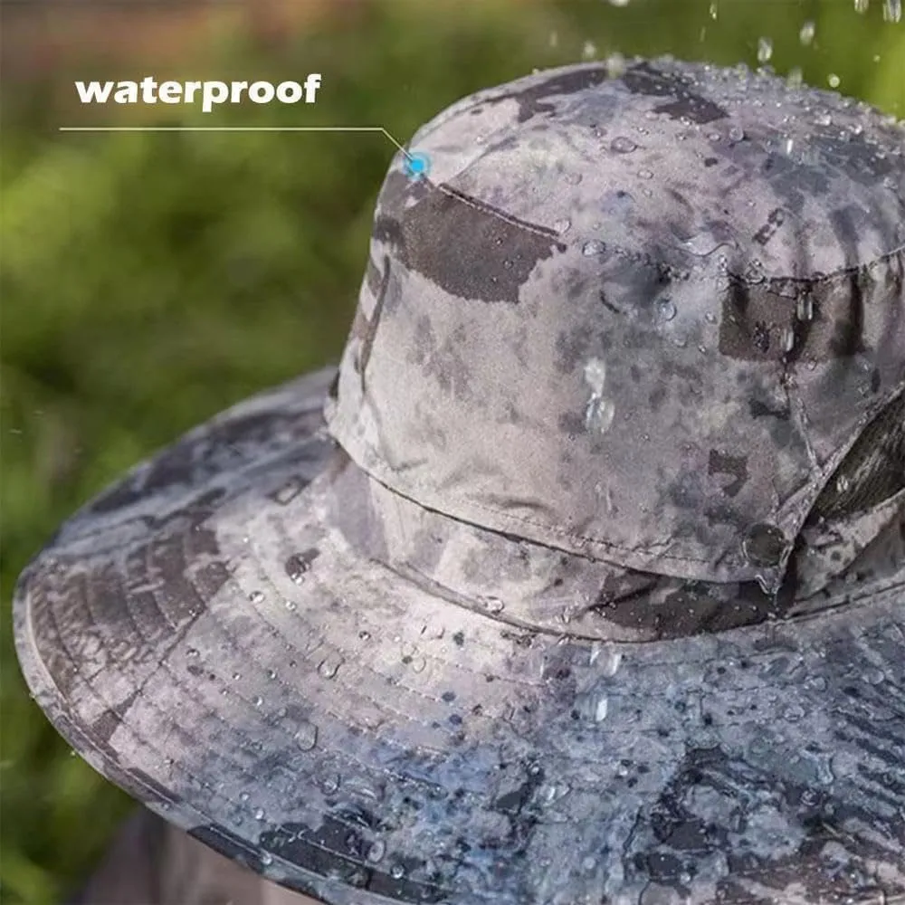 Solar Powered Fan Hat for Men,Wide Brim Solar Fan Hat Outdoor Fishing