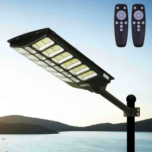 Solar Street Light Large Commercial - Outdoor Heavy Duty Big Bright Waterproof high Powered 8000w