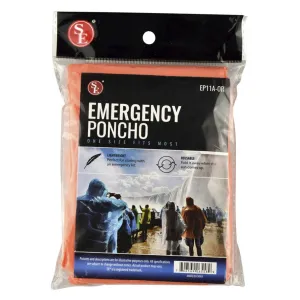Sona Enterprises Emergency Poncho - Orange