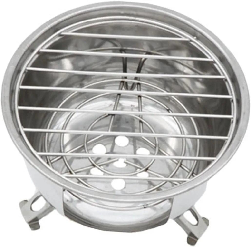 Sosoport Mini Bbq Grill Portable Camping Grill Stainless Steel Outdoor Stove Bbq Accessory Easy to Use