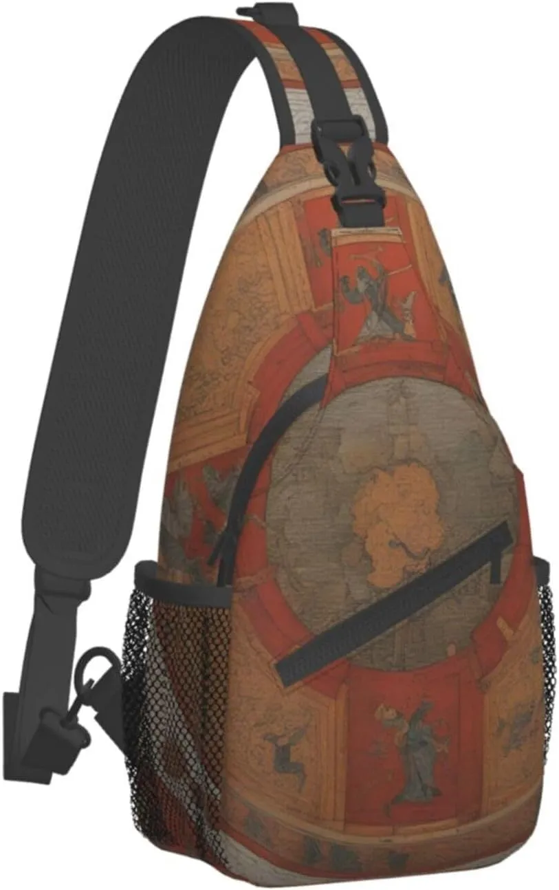 SSIMOO Karates Versatile Travel Hiking Backpack-Perfect For Outdoor Cycling,Chest Shoulder Bag