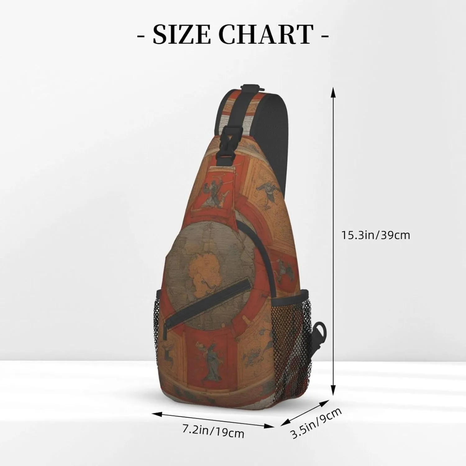 SSIMOO Karates Versatile Travel Hiking Backpack-Perfect For Outdoor Cycling,Chest Shoulder Bag